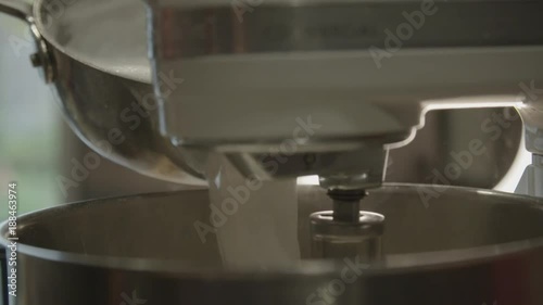 Wallpaper Mural Milk added to mixing bowl, close up Torontodigital.ca