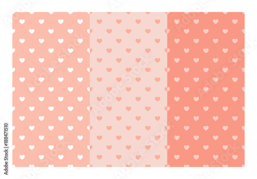 hearts seamless pattern design