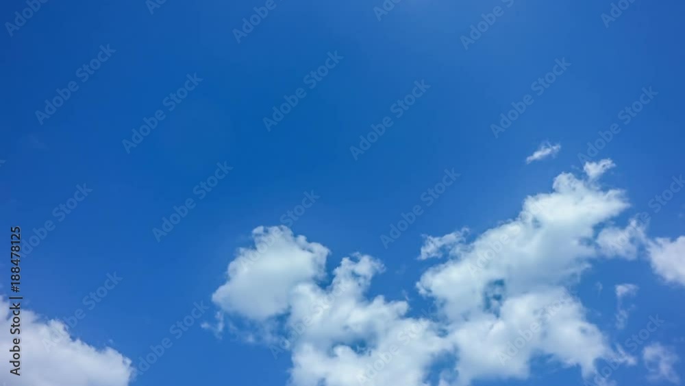 simultaneous movement of clouds of different levels, time lapses, video loop simultaneous movement of clouds of different levels, time lapses, video loop