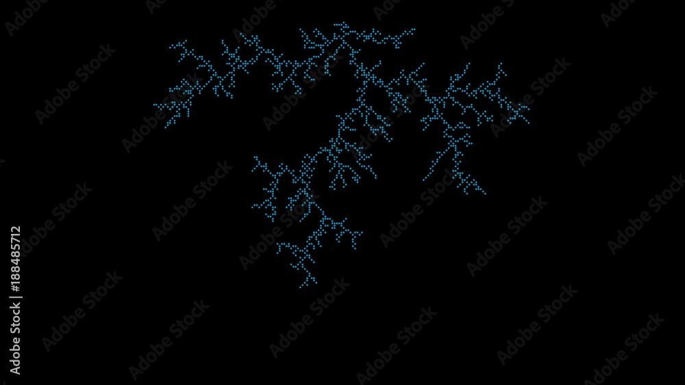 Slime mold 3D animation Slime mold 3D animation