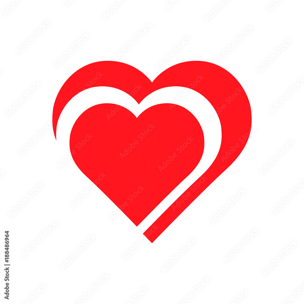Heart vector icon, Love symbol. Valentine's Day sign, emblem isolated on white background, Flat style for graphic and web design, logo. Heart vector icon, Love symbol. Valentine's Day sign, emblem isolated on white background, Flat style for graphic and web design, logo.