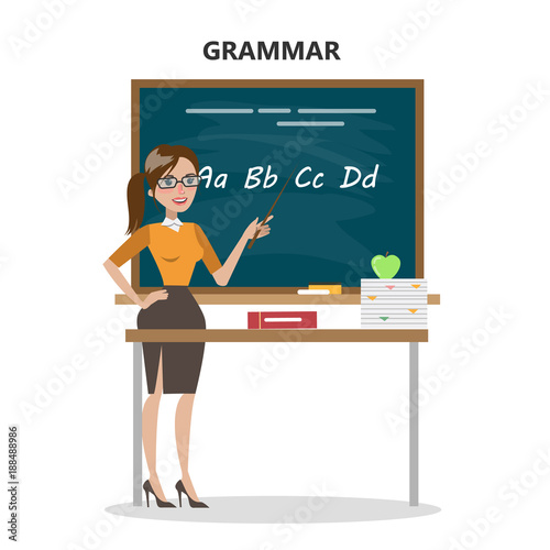 Isolated grammar teacher.