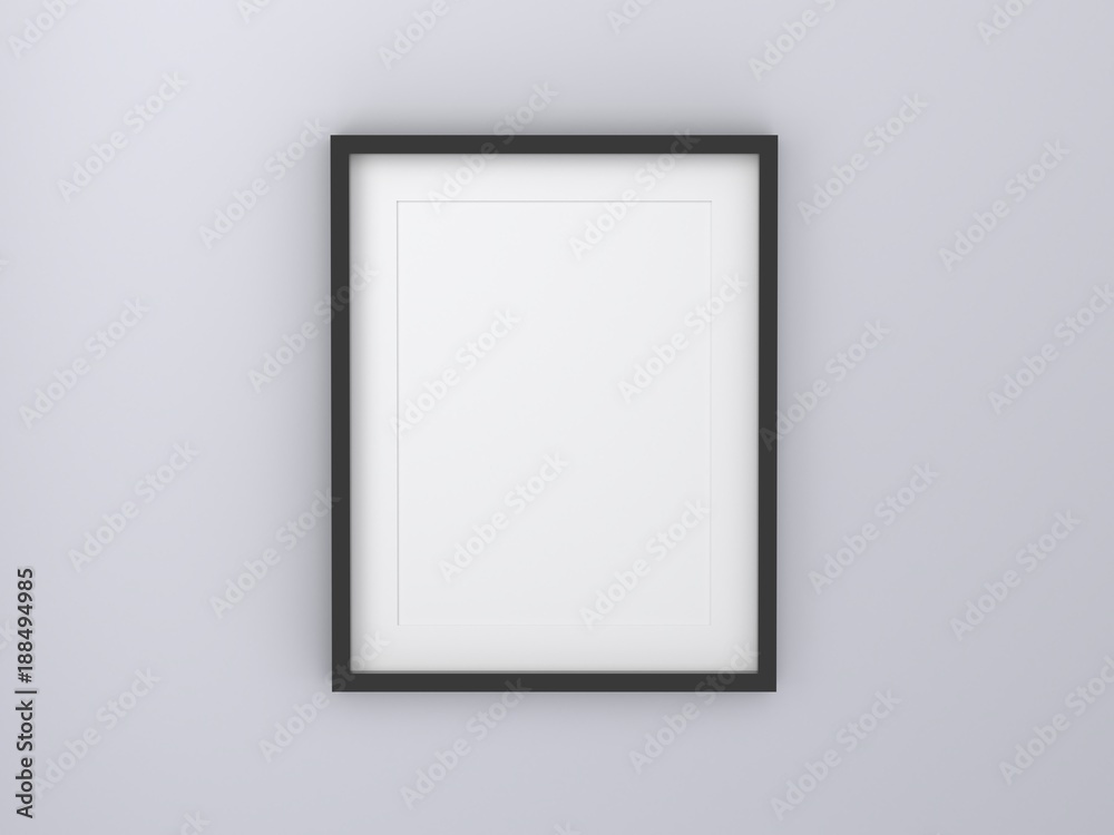 blank black picture frame templates set on white background blank black picture frame templates set on white background
