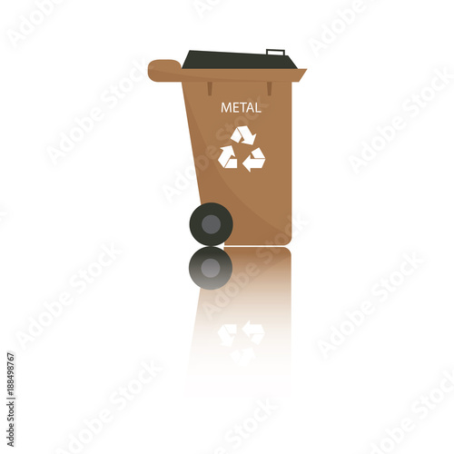 Kontener na śmieci ilustracja wektorowa