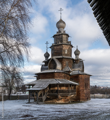 Wooden Transfiguration Church. Suzdal. Russia. photo