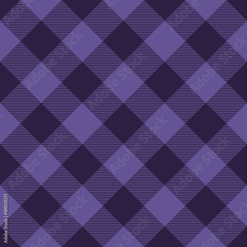 Ultra Violet Tartan Seamless Pattern