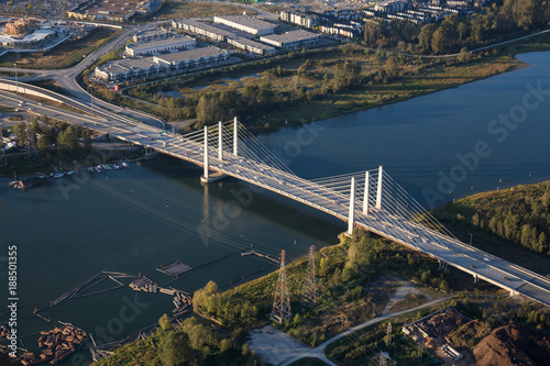 Pitt River Bridge Aerial