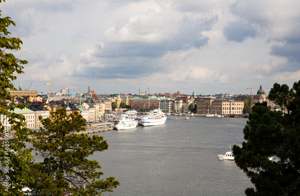 Obraz premium Stockholm old city view