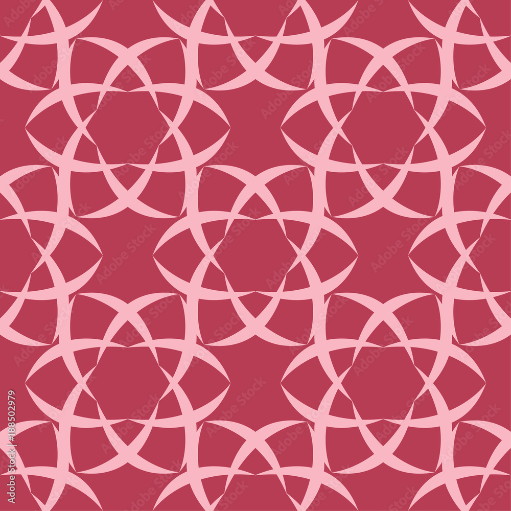 Red floral seamless pattern Red floral seamless pattern