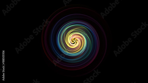 Hypnosis spiral, abstract background.
