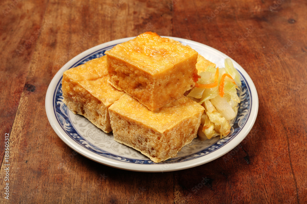 Taiwan distinctive traditional snack of stinky tofu. Taiwan distinctive traditional snack of stinky tofu.