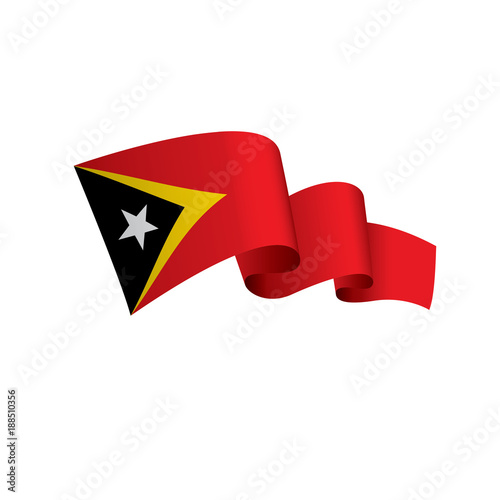 Wallpaper Mural east timor flag, vector illustration Torontodigital.ca