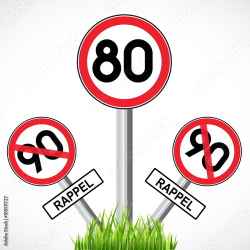 limitation à 80 km/h sur les routes