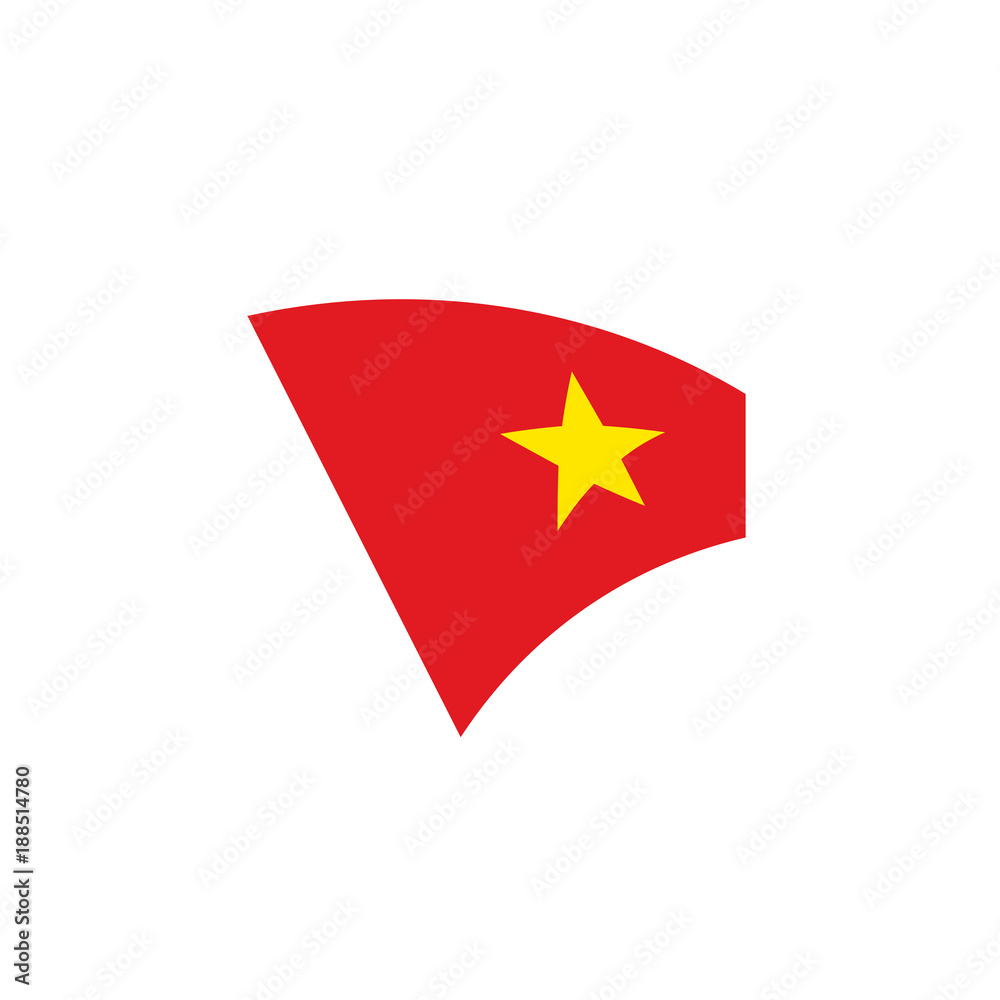 Vietnam flag, vector illustration Vietnam flag, vector illustration