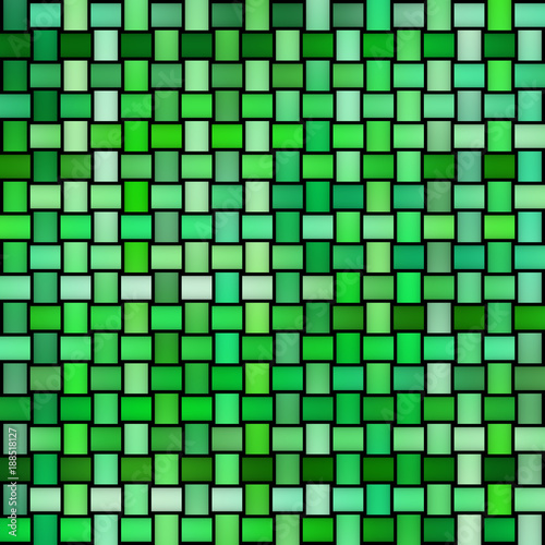 Multicolor Gradient Rectangles Grid. Seamless Black and White Pattern.