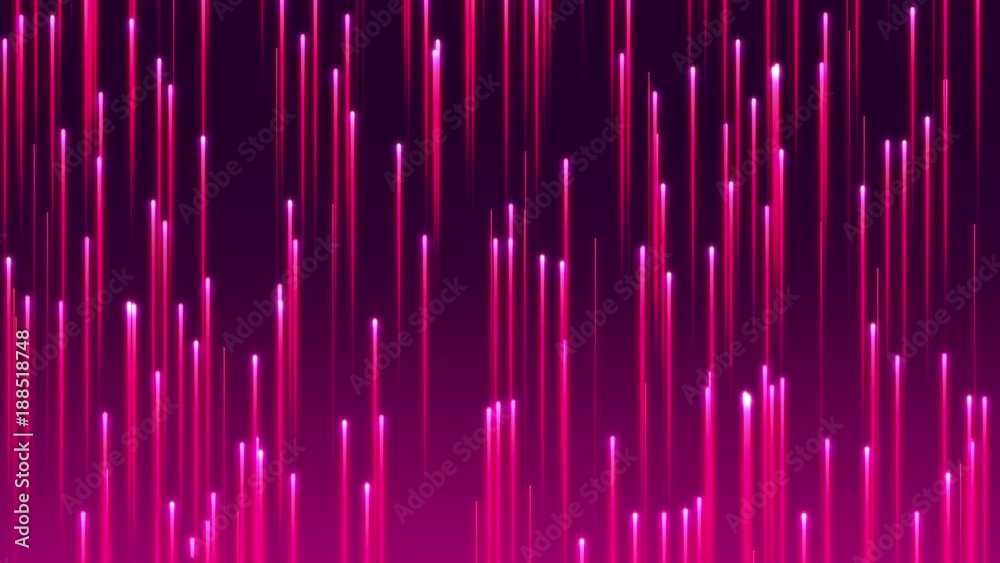 Abstract flying upwards sparkle particles. Modern glamour neon loopable motion background for music , news, holiday broadcast.