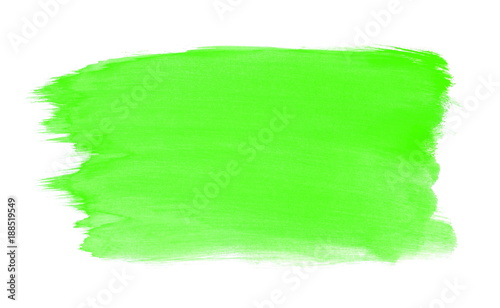 Gemalte Fläche mit grüner Farbe