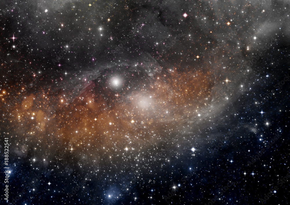 Fototapeta premium galaxy in a free space