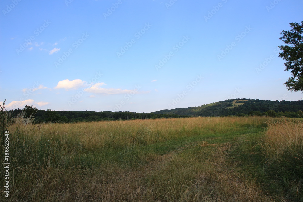 Beautiful landscape in the mountains in summer. Czech Republic - the White Carpathians - Europe. Panorama - summertime