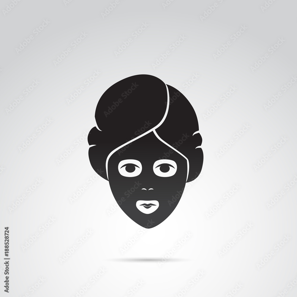 Beauty mask vector icon. Beauty mask vector icon.