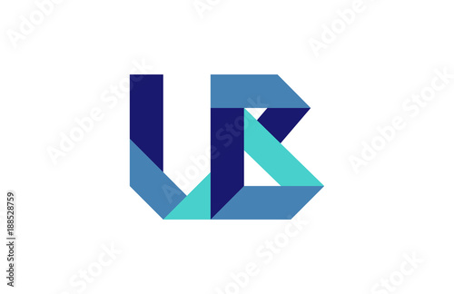 UB Ribbon Letter Logo Free Download UB Ribbon Letter Logo - GFXLoad