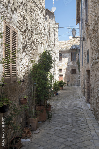 Fototapeta Naklejka Na Ścianę i Meble -  Historic town of Lugnano in Teverina (Umbria, Italy)