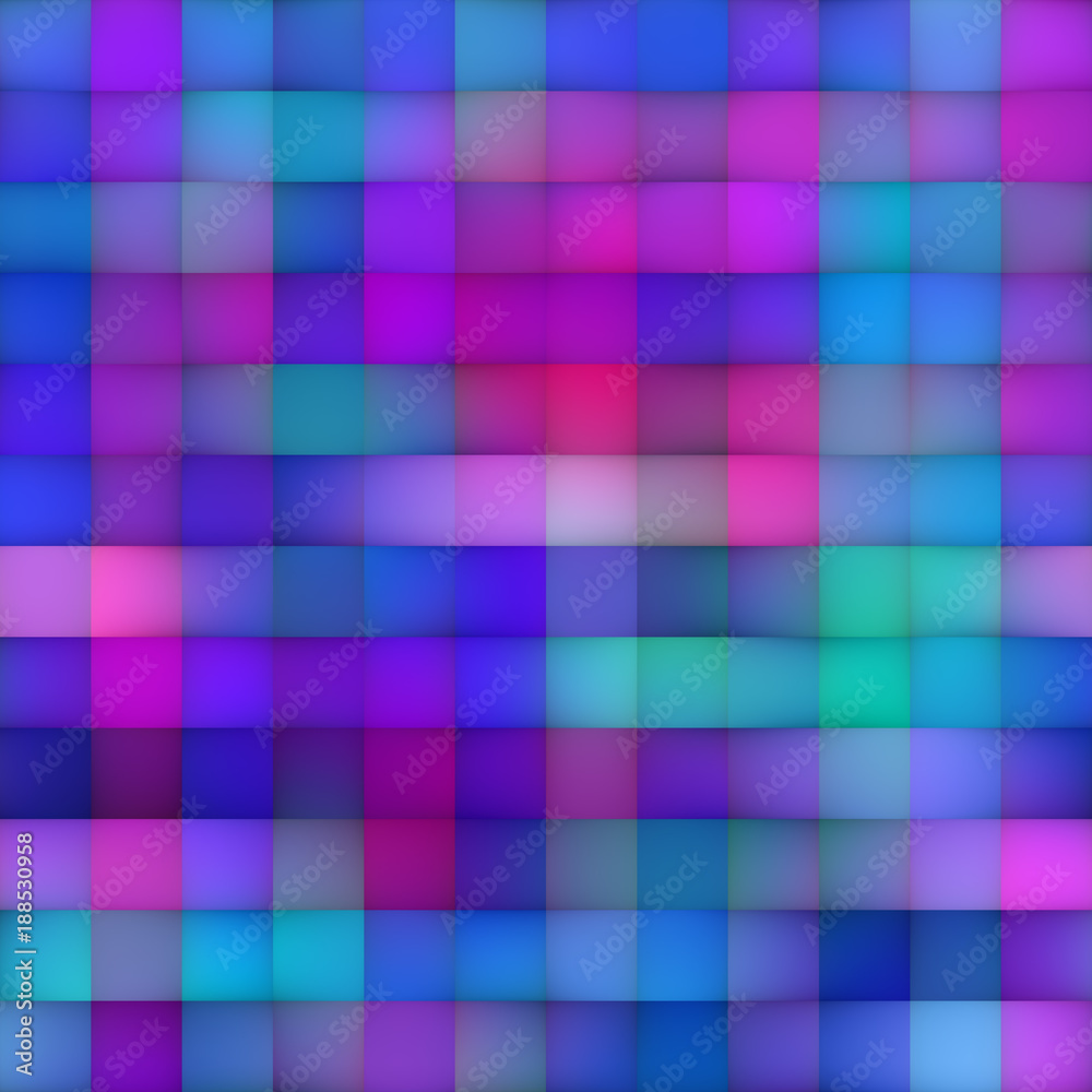 Multicolor Gradient Rectangles Grid. Seamless Black and White Pattern. Multicolor Gradient Rectangles Grid. Seamless Black and White Pattern.