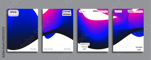 Creative colored cover. Cover design.