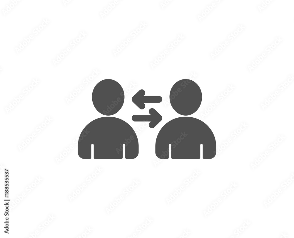 Teamwork simple icon. User communication. Profile Avatar sign. Person silhouette symbol. Quality design elements. Classic style. Vector Teamwork simple icon. User communication. Profile Avatar sign. Person silhouette symbol. Quality design elements. Classic style. Vector