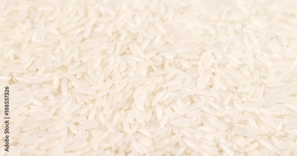 White rice in rotation White rice in rotation