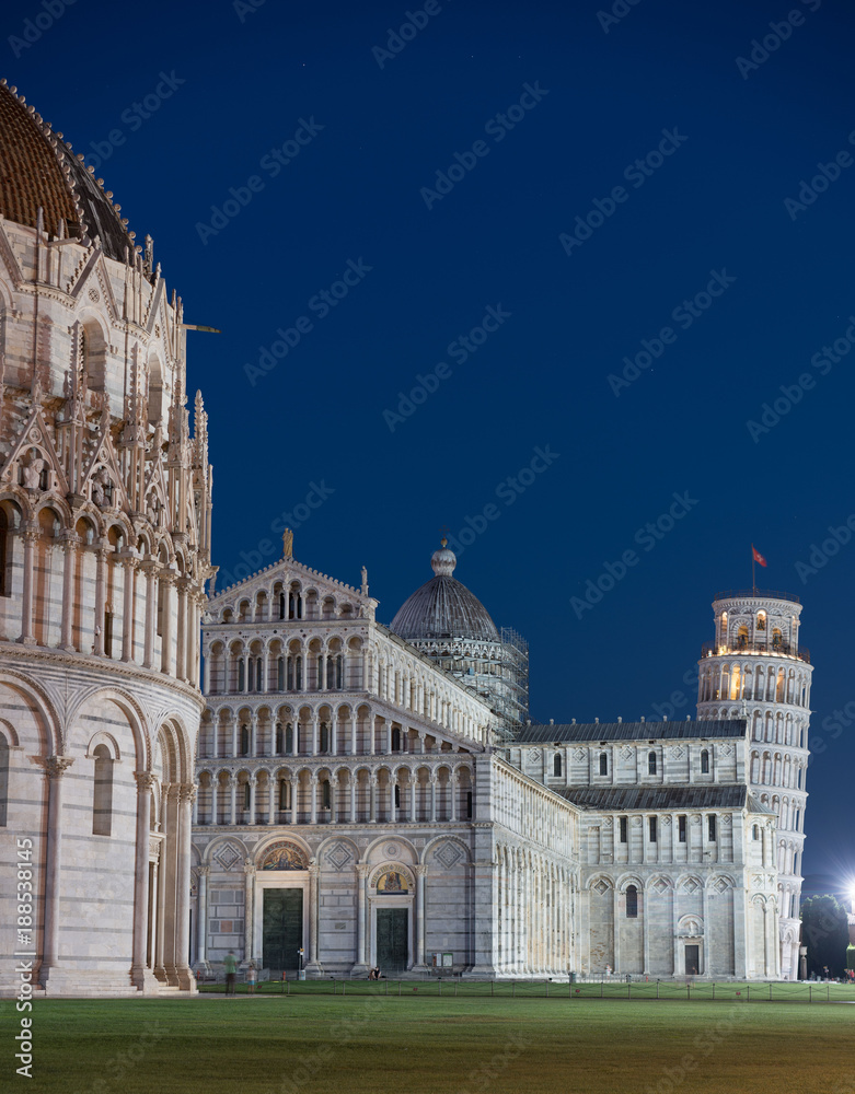 Pisa at night