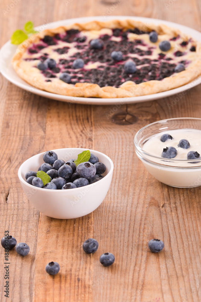Blueberry tart. Blueberry tart.