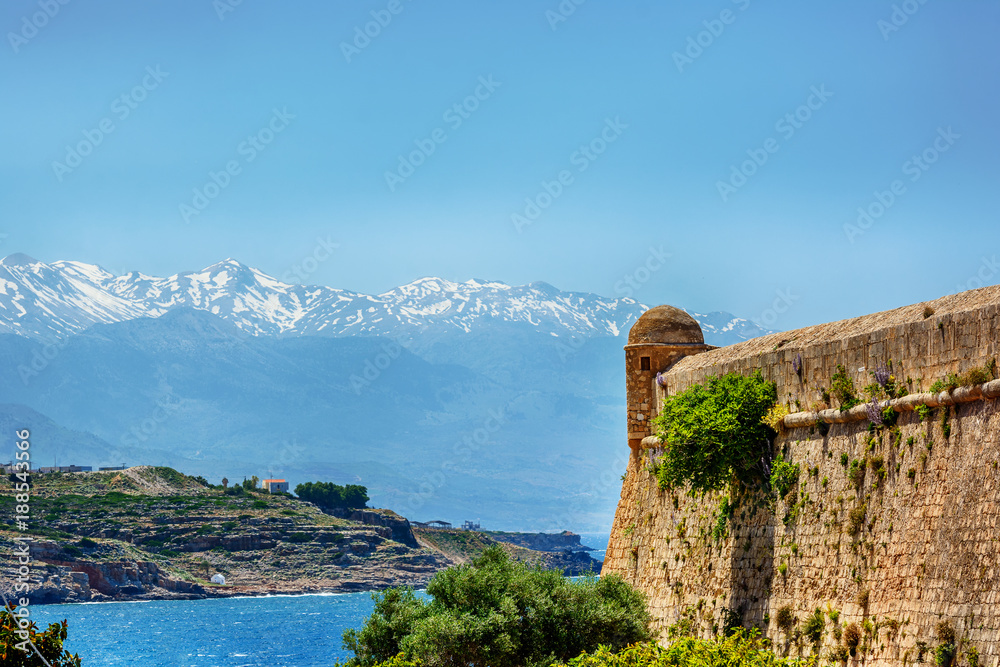 The Venetian Fortezza on Crete island