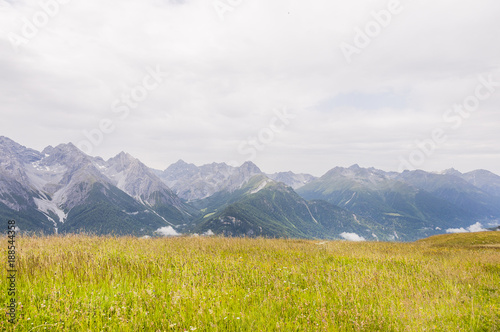 Scuol, Engadin, Unterengadin, Alpen, Graubünden, Wanderweg, Motta Naluns, Panoramaweg, Sommer, Schweiz