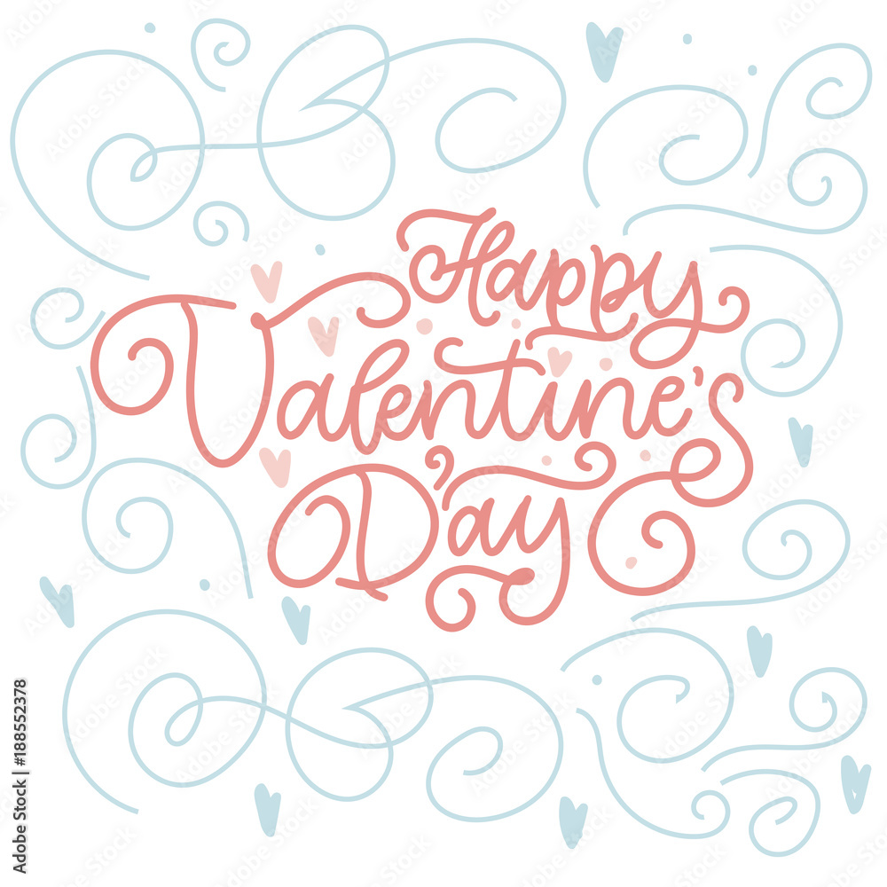 Happy Valentine's Day -- postcard