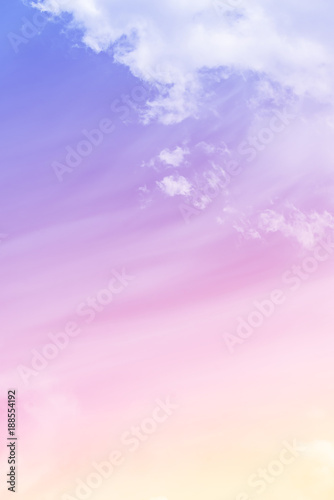 sun and cloud background with a pastel color

