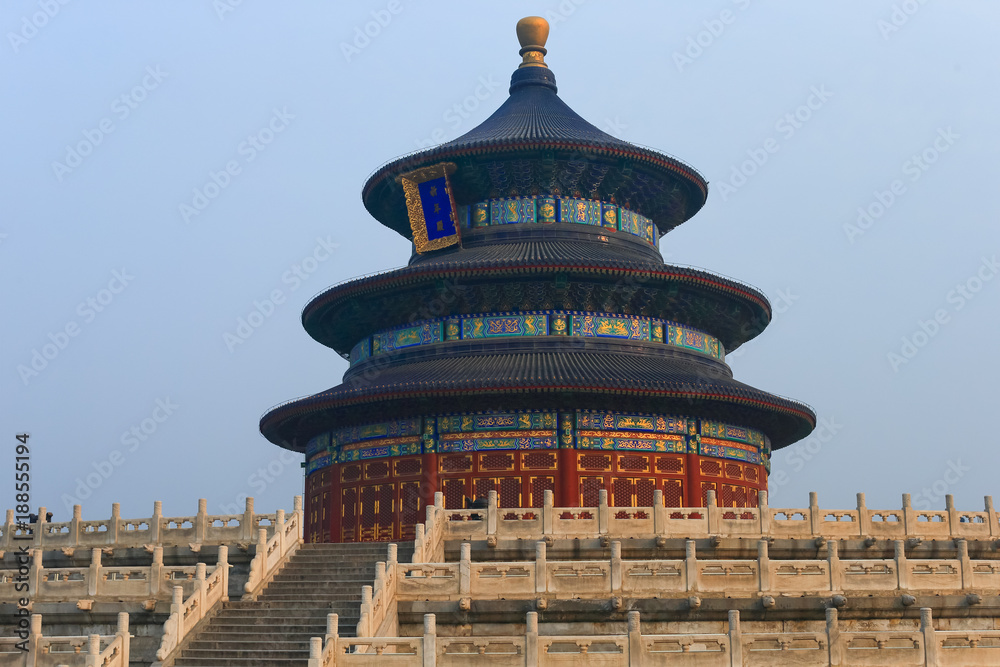 Temple of Heaven in Beijing ,the famous attraction , China