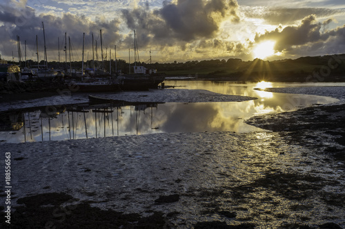 Sunset at the Boatyard