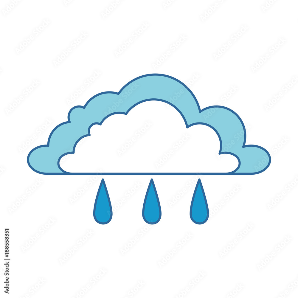 weather cloud rainy icon vector illustration design weather cloud rainy icon vector illustration design