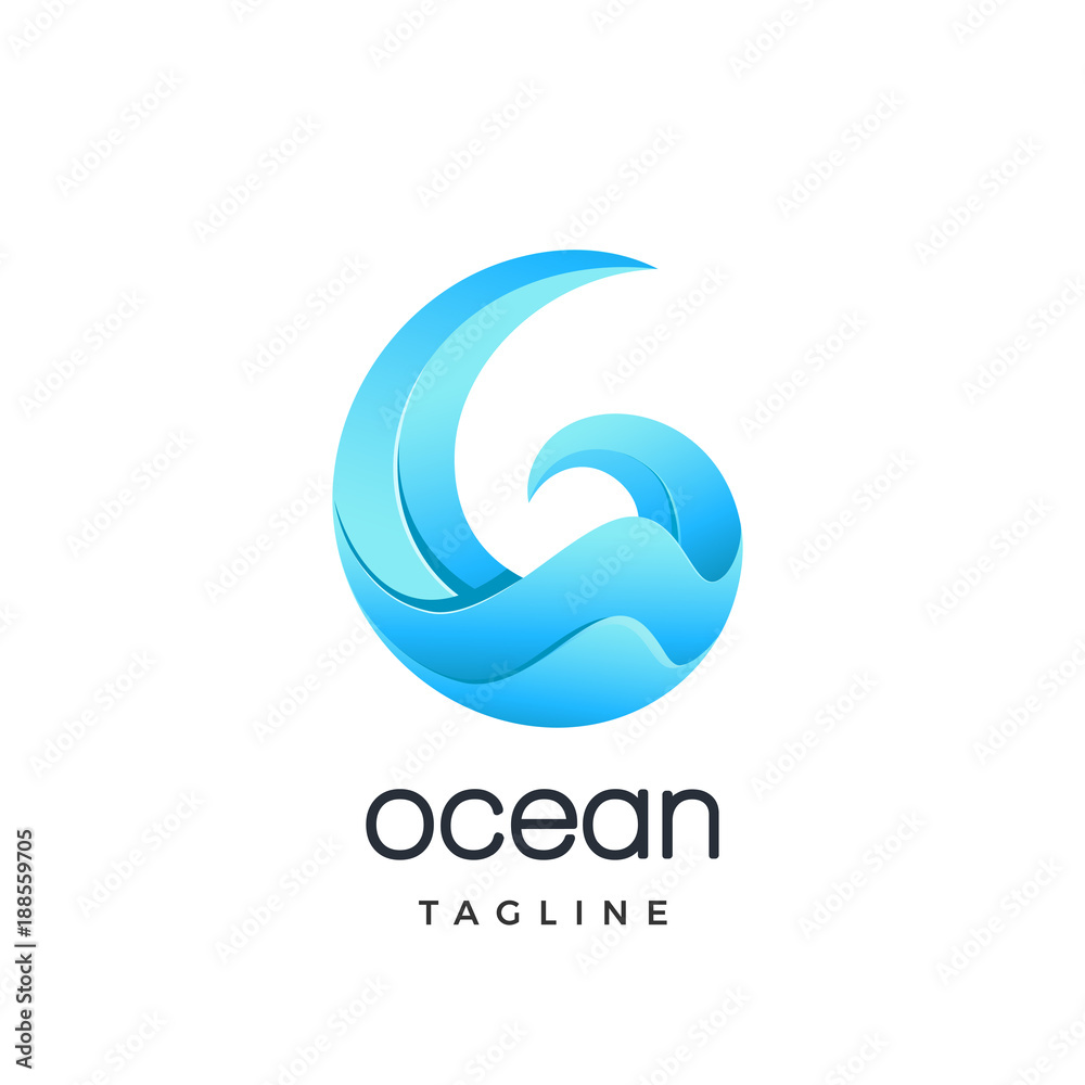 Obraz premium ocean icon