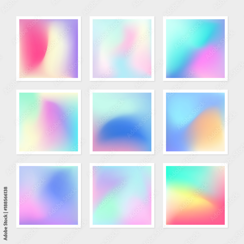 Naklejka premium Vibrant Gradient Vector Texture