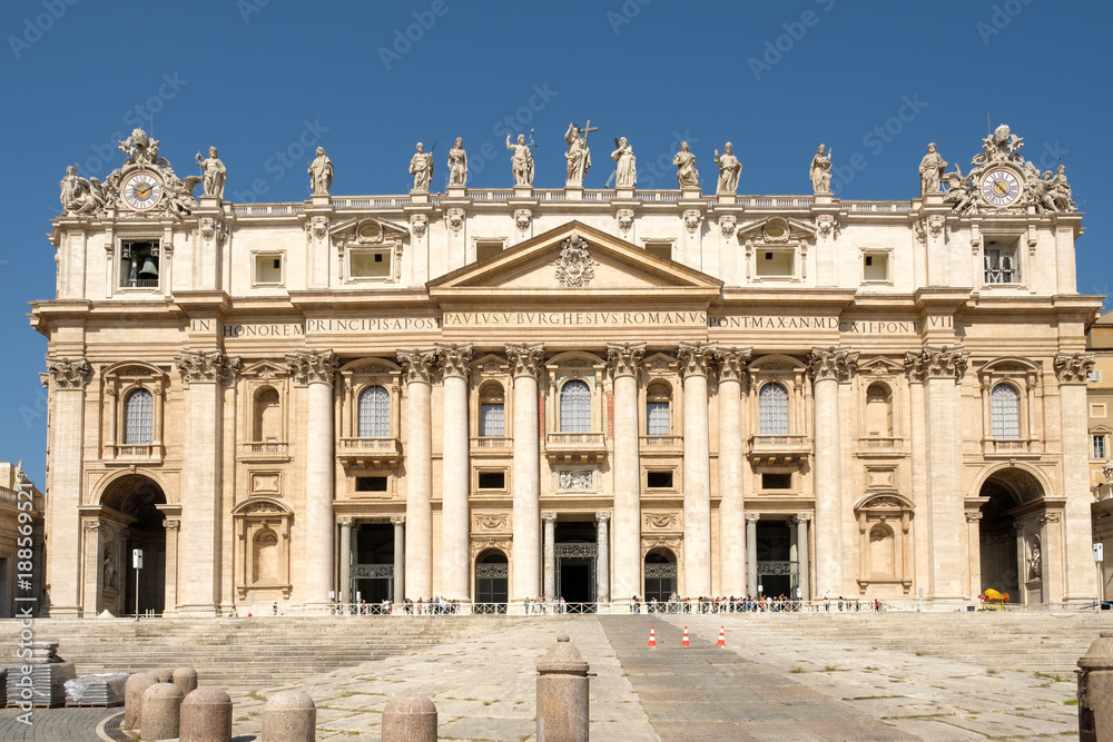 The Basilica of Saint Peter at the Vatican City
