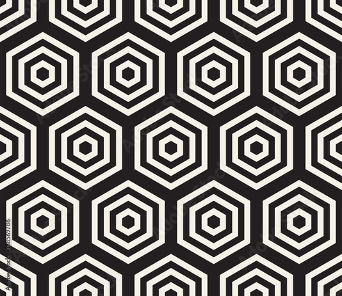 Vector seamless pattern. Modern stylish abstract texture. Repeating geometric tiling from striped elements