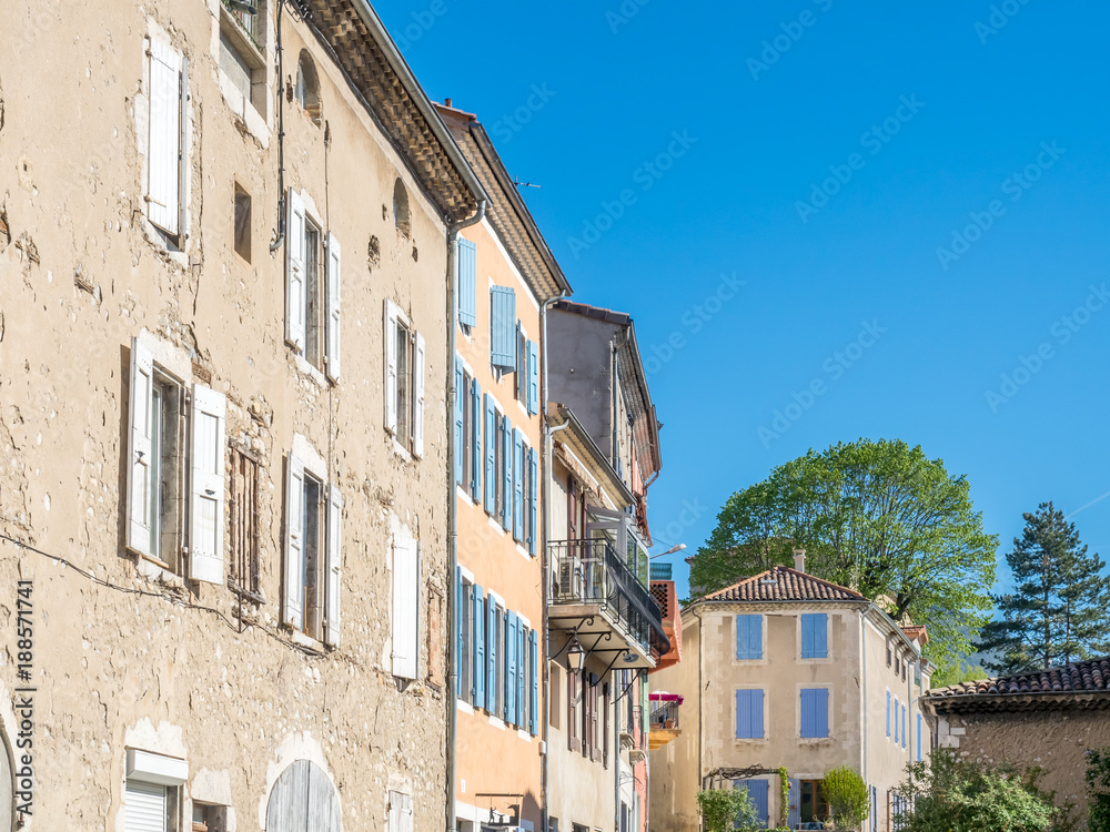 Naklejka premium Buildings of rural of France