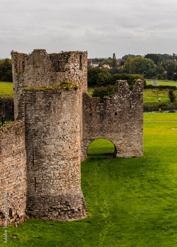 Trim Castle/ Ireland September 28, 2017. Trim Castle is a Norman
