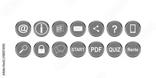 Button Icons Set