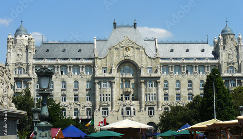 The Gresham Palace, Art Nouveau architecture in Budapest, Hungary
