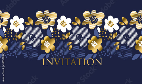 Luxury concept floral patte...