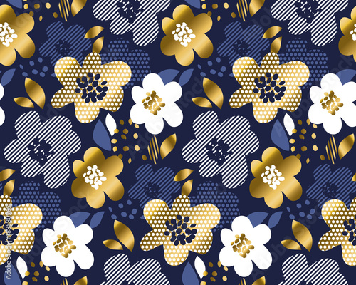 Luxury floral seamless patt...