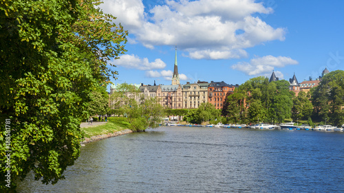 old town tipycal view in Stockholm © lorenzobovi